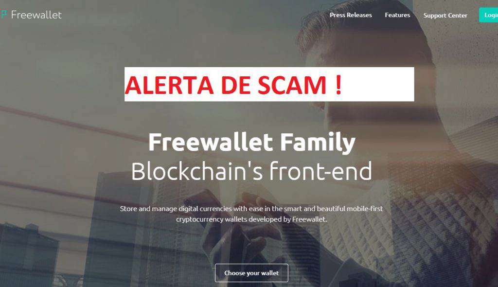 alerta de scam freewallet