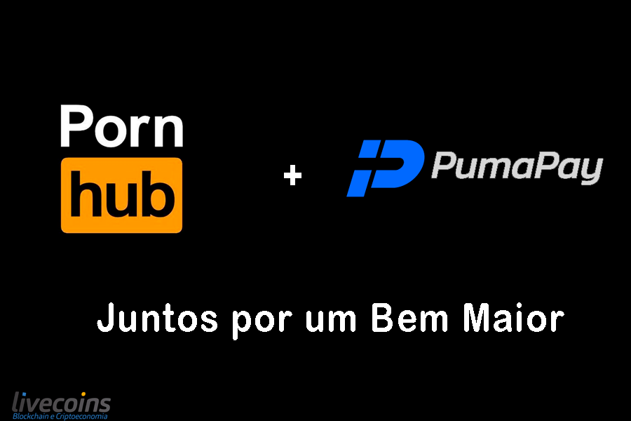 Grátis, nunca mais Pornhub faz parceria com a PumaPay