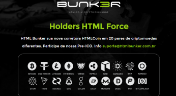HTMLBunker em pleno vapor, anuncia relatório e adoção de mais de 40 moedas fiat em sua plataforma.