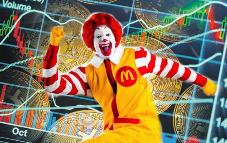 Mercado de criptomoedas vale menos que o McDonald’s