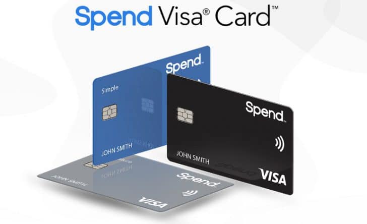 Cartão Visa da Spend aceitando criptomoedas
