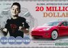 Justin Sun promove "airdrop" de um Tesla