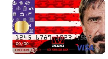 John McAfee lança cartão de débito Visa para Bitcoin