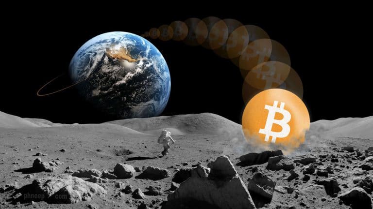 Bitcoin indo para a Lua (To The Moon)