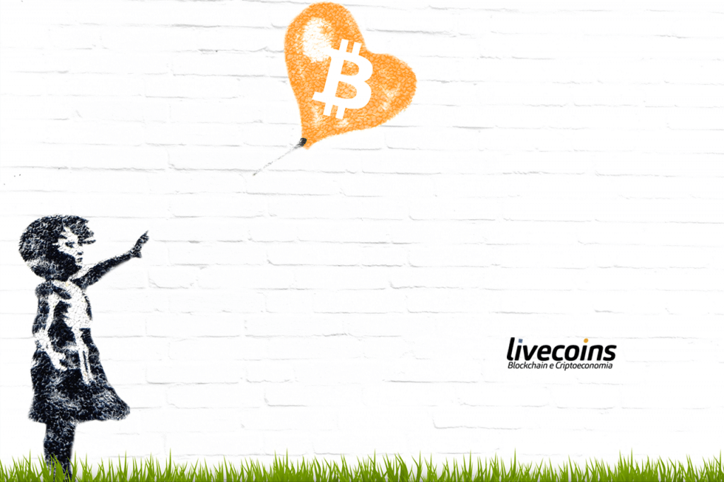 Arte com Bitcoin em Banksy