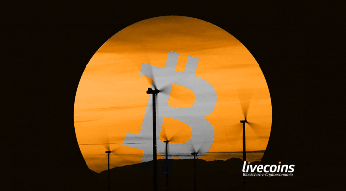 Energia Eólica usada na mineração de Bitcoin