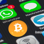 Aplicativos de Celular - WhatsApp, Telegram e Criptomoeda Bitcoin