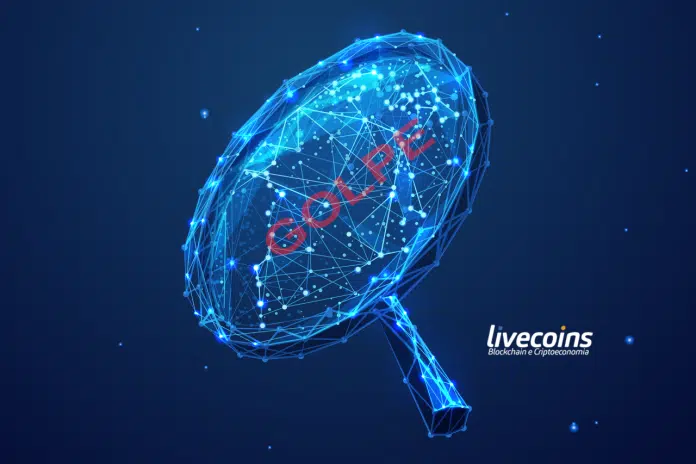 Golpe com criptomoedas