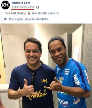 Ronaldinho Gaúcho e 18K