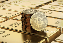 Bitcoin e Barras de Ouro