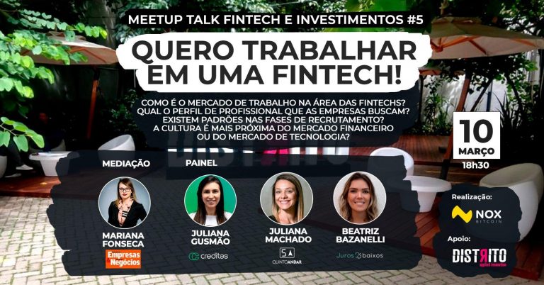 Meetup: Como trabalhar em uma fintech?