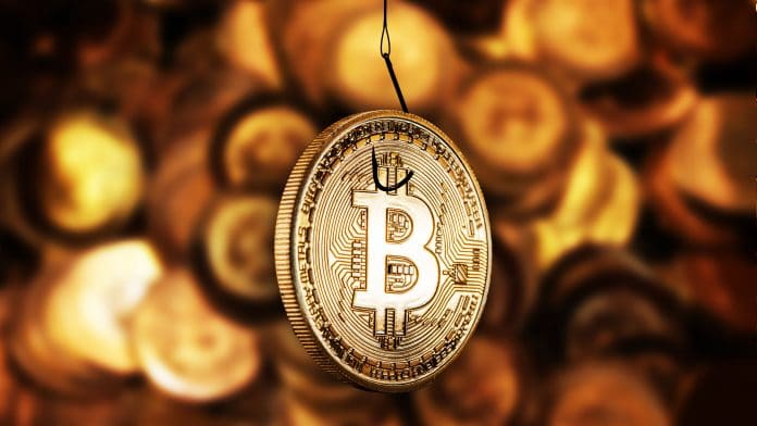 Golpe usando Bitcoin