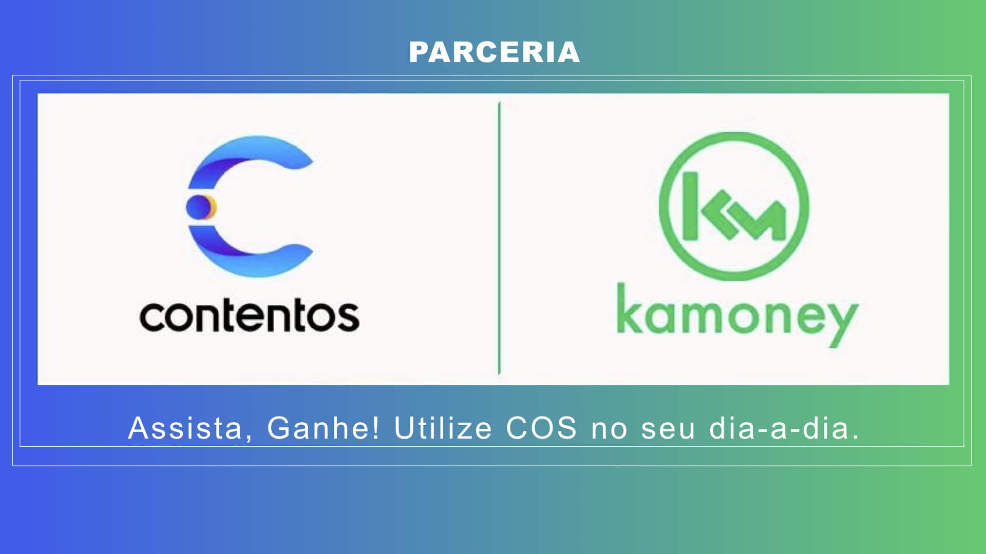 Kamoney anuncia parceria com plataforma Contentos