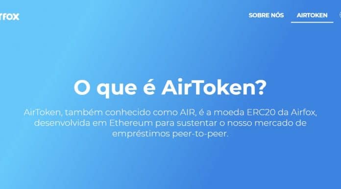 AirToken é o token Ethereum da Airfox, fintech de criptomoedas adquirida pela Via Varejo nos últimos dias