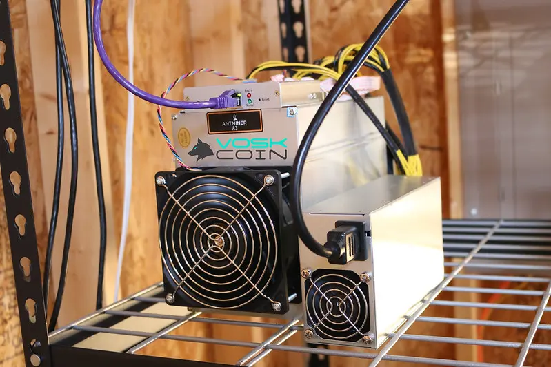 Máquina de mineração de Bitcoin