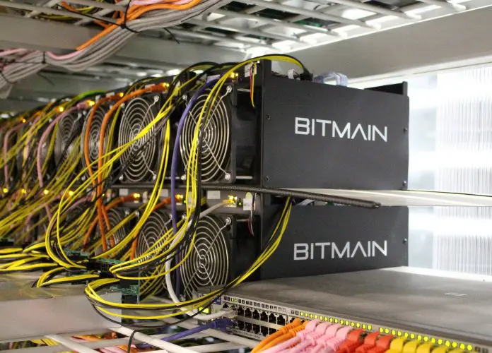 Máquinas de mineração de Bitcoin da Bitmain