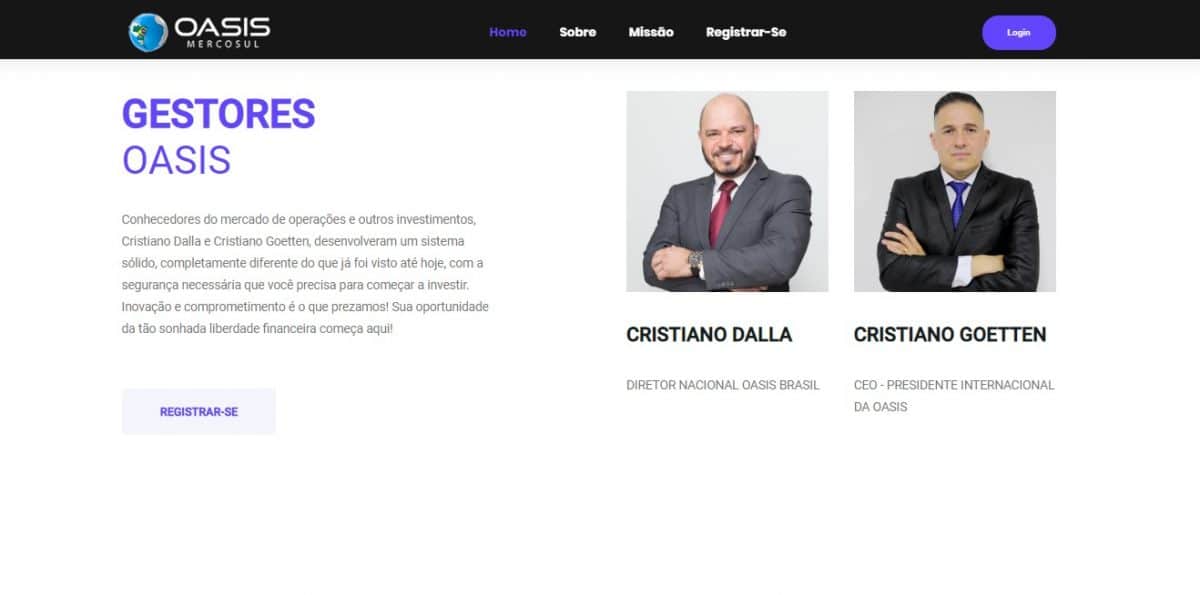 Oasis Mercosul afirma que irá aparecer em live do Ratinho, empresa já foi acusada de operar esquema de Pirâmide Financeira