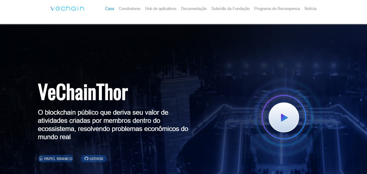VeChain Thor é uma criptomoeda pensada em resolver problemas do mundo real