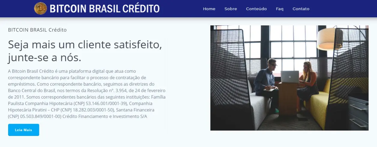 Bitcoin Brasil Crédito afirma seguir diretrizes do Banco Central e apresenta CNPJ para clientes