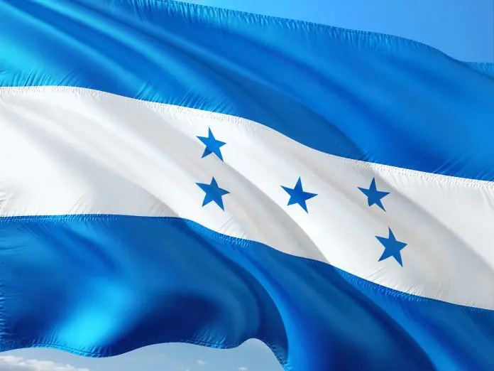 Bandeira de Honduras (Atlas e Bitcoin)