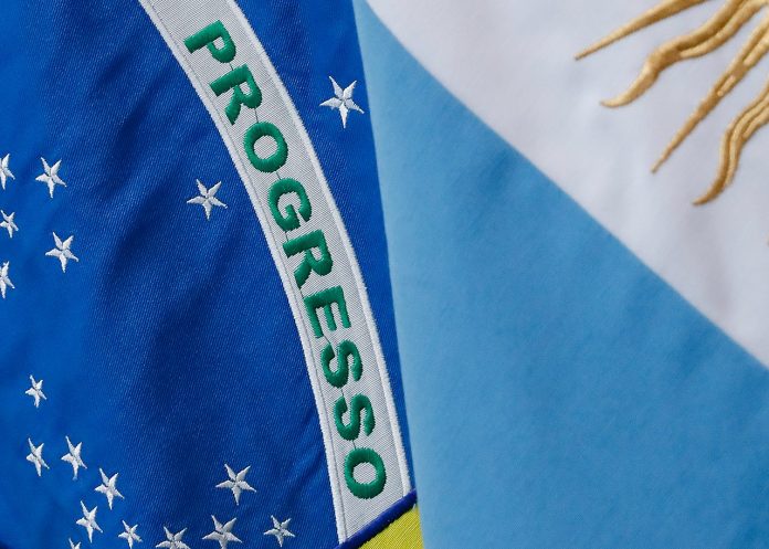 Bandeira Brasil e Argentina