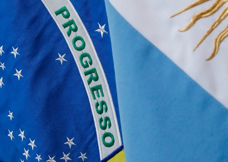 Bandeira Brasil e Argentina