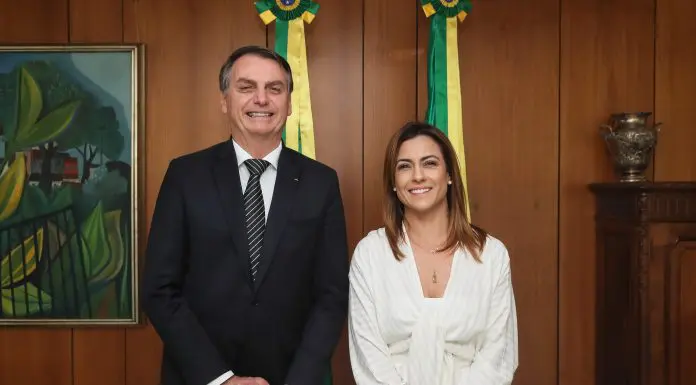 Senadora Soraya Thronicke (PSL-MS) e Jair Bolsonaro