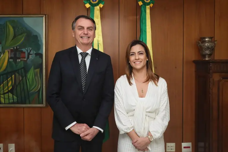 Senadora Soraya Thronicke (PSL-MS) e Jair Bolsonaro