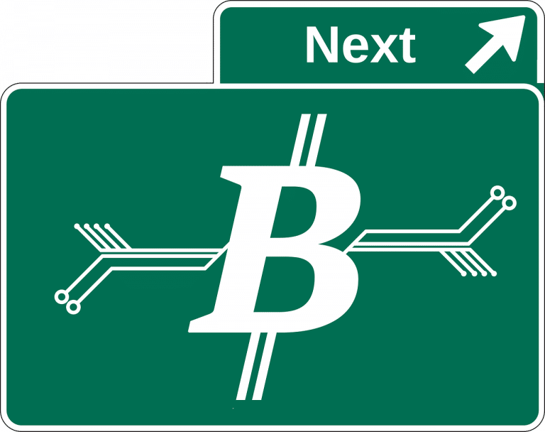 Preço do Bitcoin em alta e ultrapassa rompe placa direção