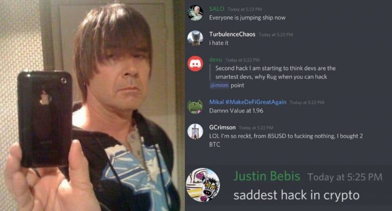 Justin Bebis hack DeFi
