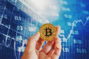 Bitcoin e ações de bolsa de valores Tesla, Amazon, Google, Facebook, Netflix, Apple, Alibaba