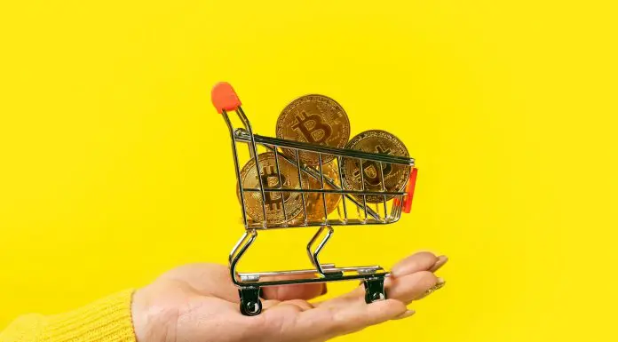 Bitcoin no carrinho de compra empresas