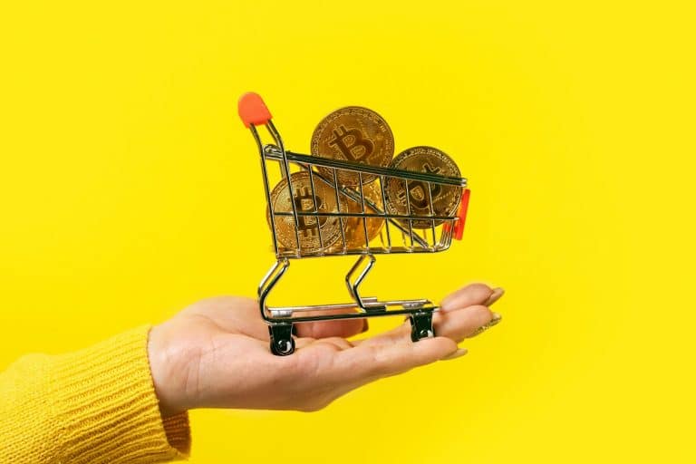 Bitcoin no carrinho de compra empresas