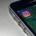 Icone do Instagram em aplicativo golpe hacker
