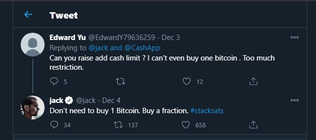 Junte Satoshis Jack Dorsey