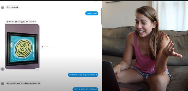 Ali Spagnola descobre que é rica em Bitcoin