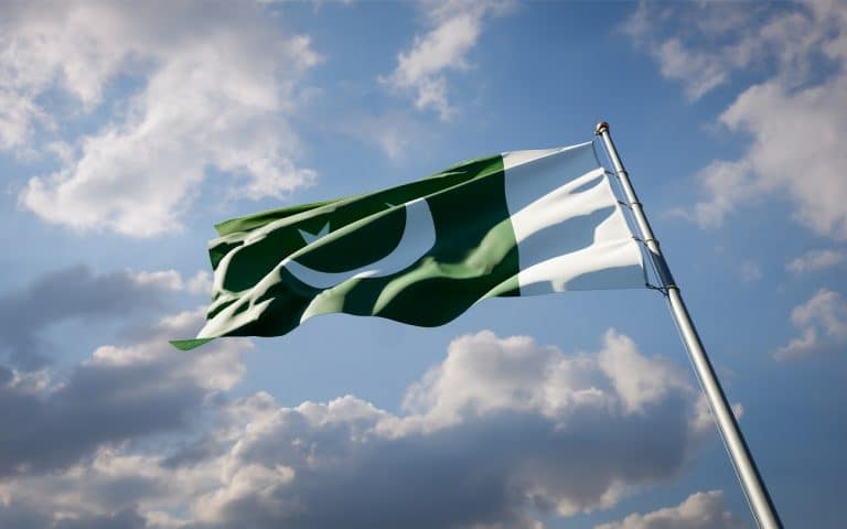 Bandeira do Paquistão mineração de Bitcoin criptomoedas