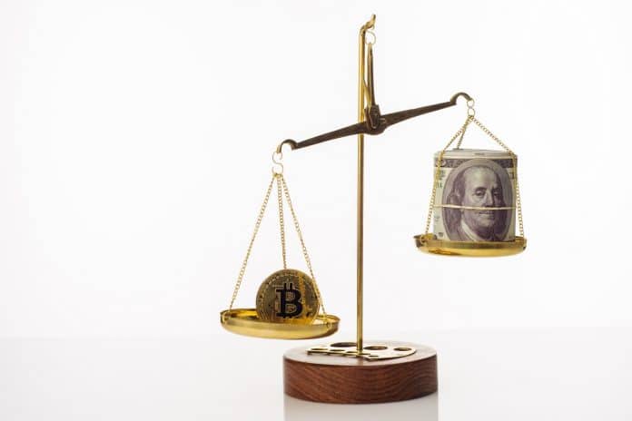 Bitcoin pesado contra Dólar fraco