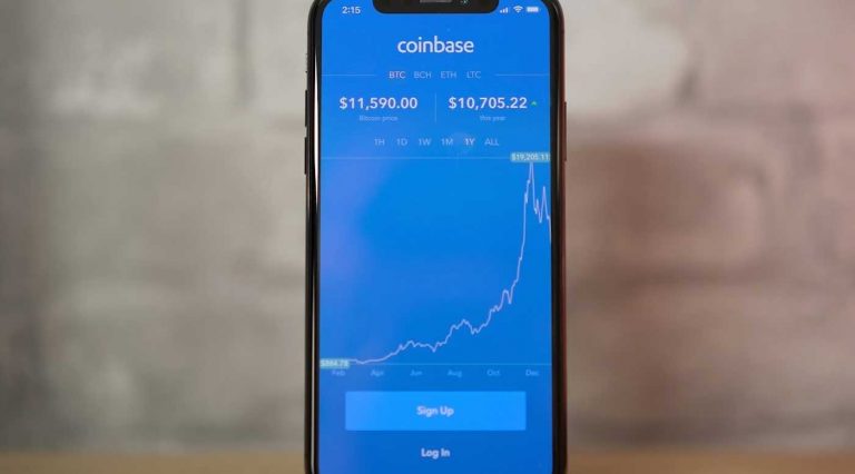 Aplicativo da Coinbase dispara entre os mais baixados nos EUA