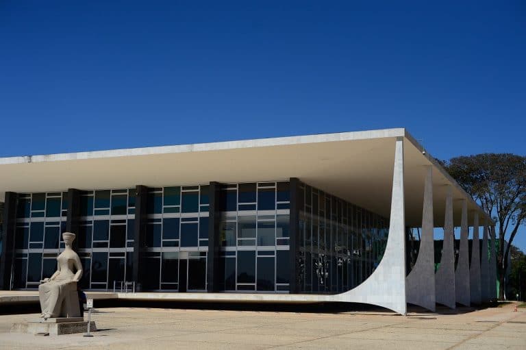 Fachada do edifício sede do Supremo Tribunal Federal - STF