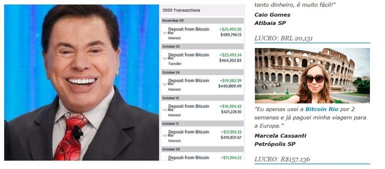 Imagem de Silvio Santos é usada em golpe com Bitcoin