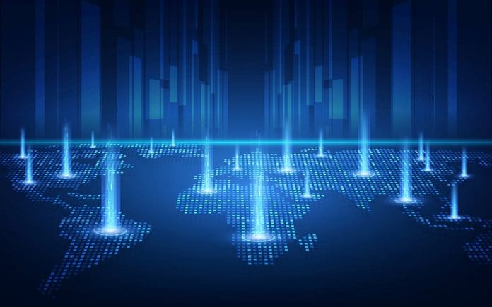 Tecnologia blockchain em conectividade global