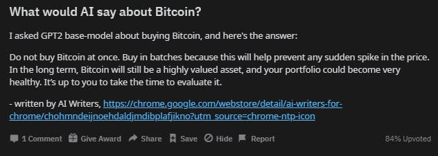 AI bitcoin