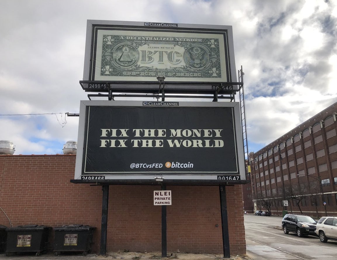 BTCvsFED: Repare o dinheiro, repare o mundo
