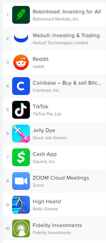 Coinbase top 4