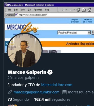 Fundador do Mercado Livre no Twitter