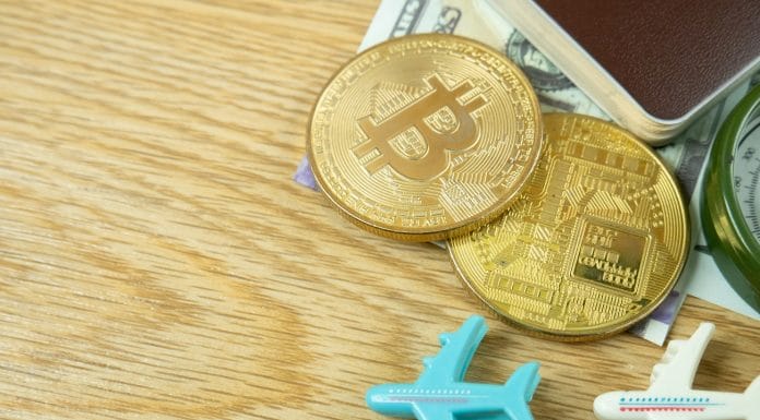 Bitcoin e companhia aérea