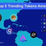 Criptomoedas mais vistas nas Américas na última semana