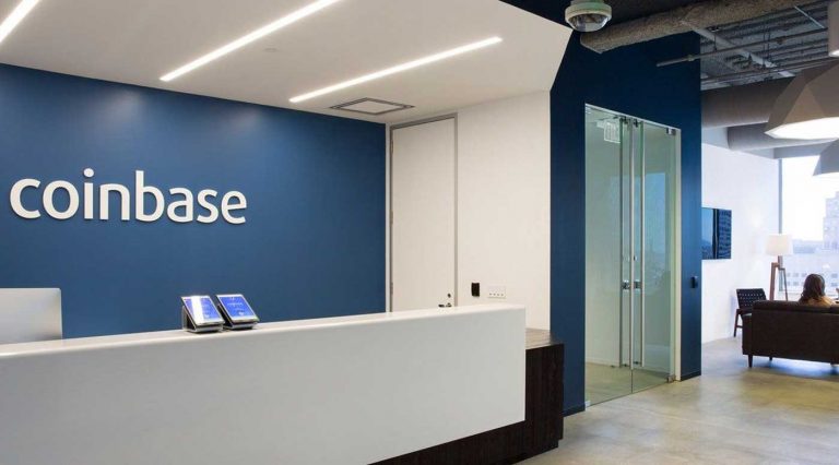 Escritório Coinbase. Imagem: Coinbase