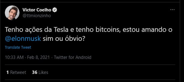 Mionzinho Bitcoin Vistor Coelho